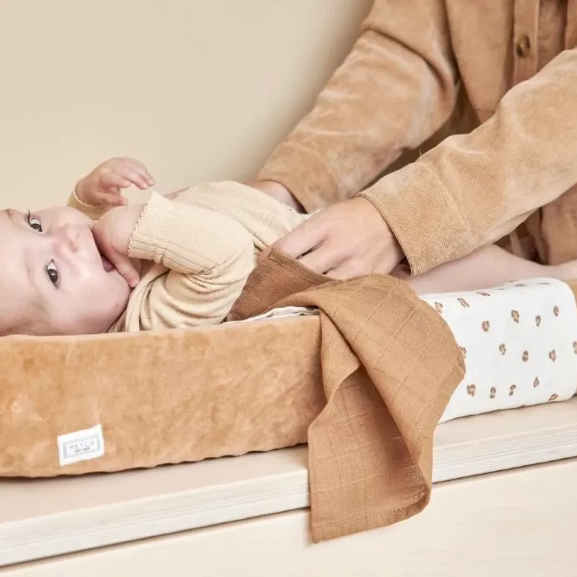 Meyco Startersset Hydrofiele Doeken Mini Panther Toffee 9St