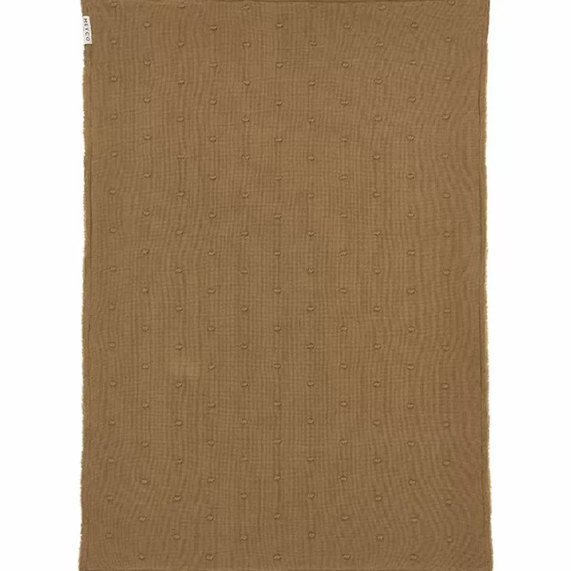 Meyco Wiegdeken Mini Knots Fleece Toffee