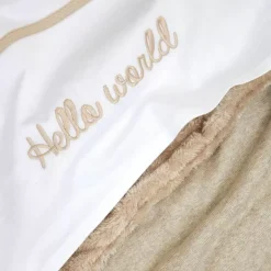 Meyco Wieglaken Hello World Sand