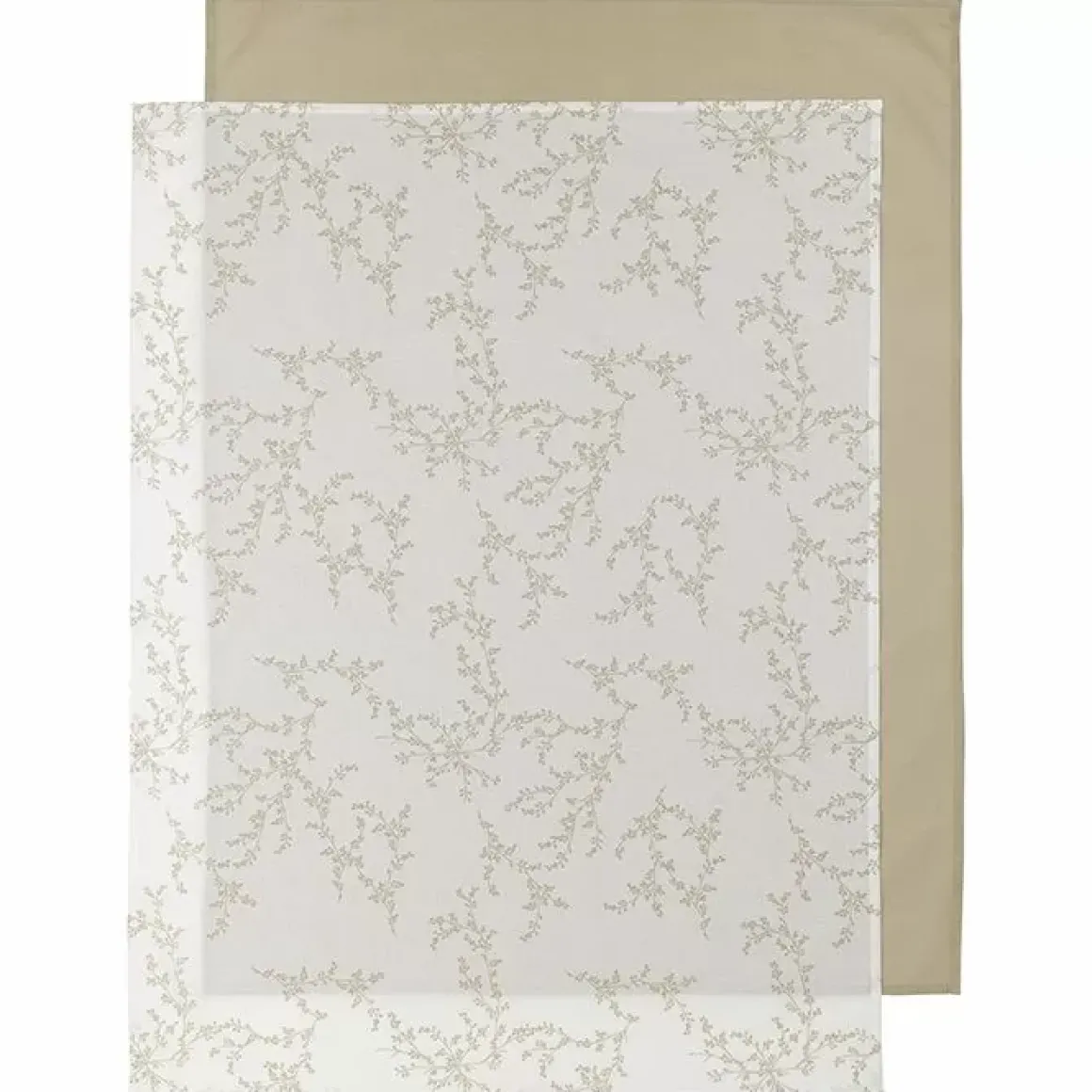 Meyco Wieglakens Branches Sand/Off White (2St)