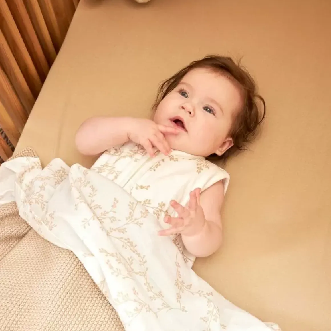 Meyco Wieglakens Branches Sand/Off White (2St)