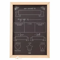 Milestone Krijtbord Botanical Baby Ginger Ray