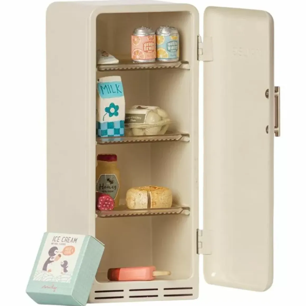 Miniatuur Koelkast Off White Maileg