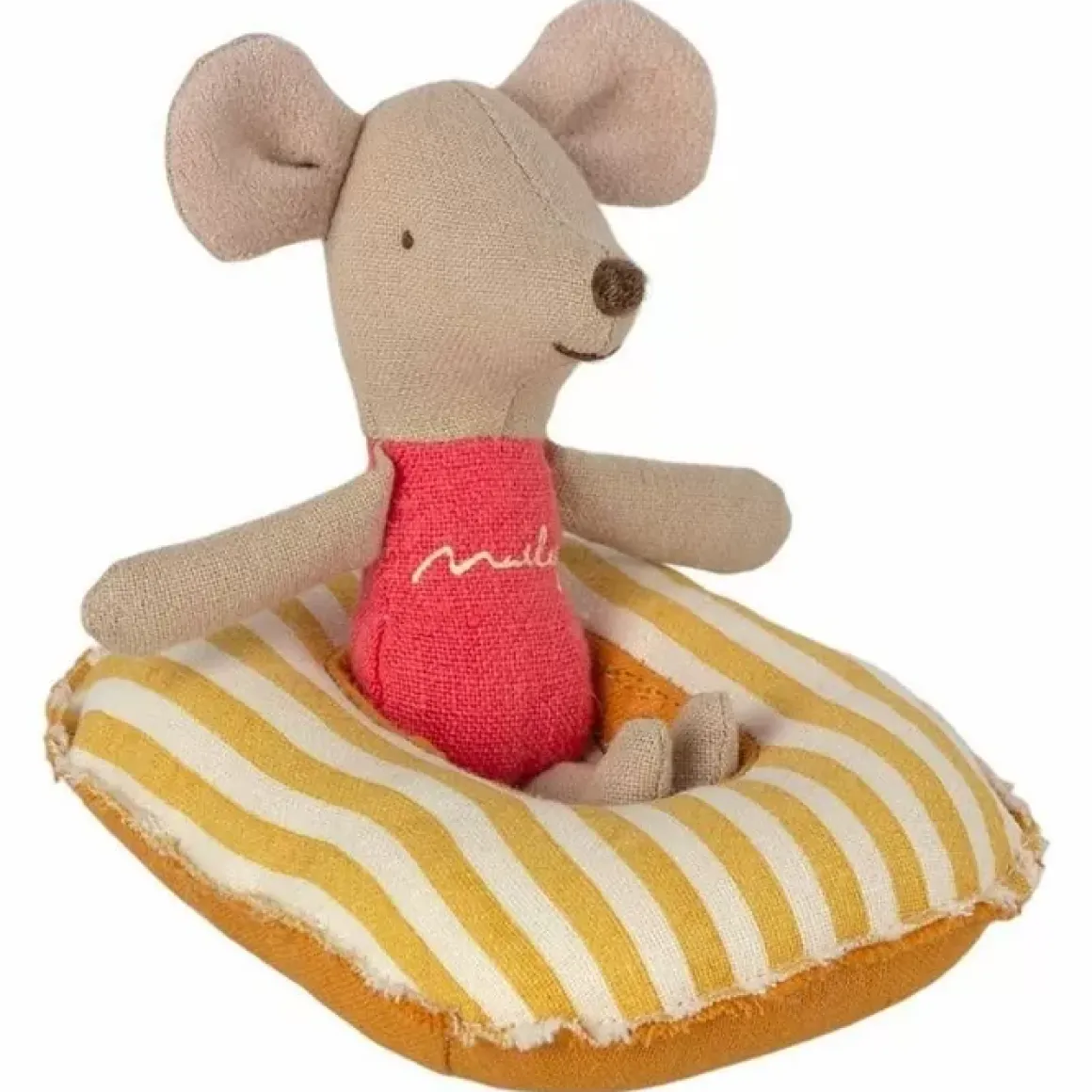 Miniatuur Rubberboot Yellow Stripe (Kleine Broer/Zus) Maileg