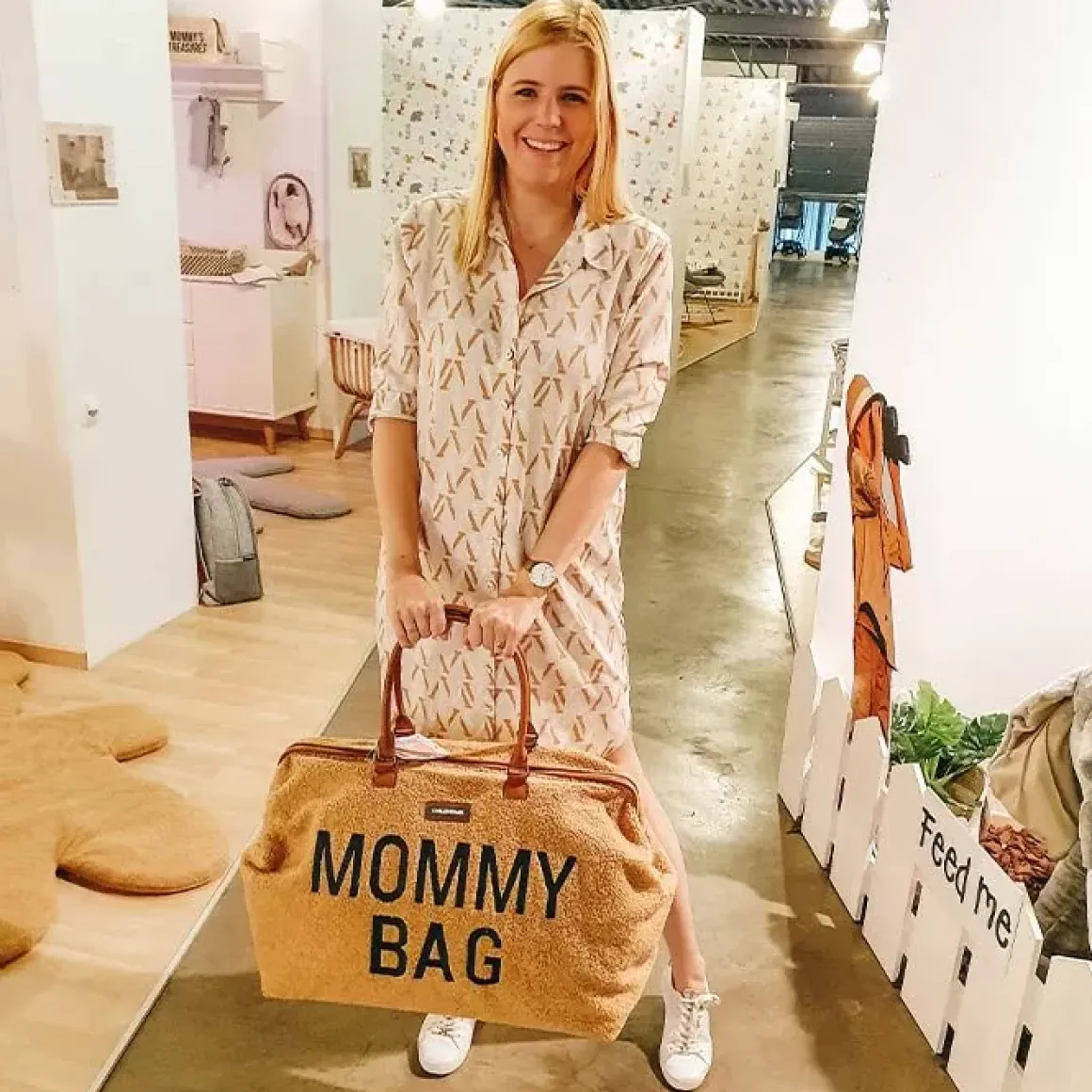 Mommy Bag Teddy Beige Childhome