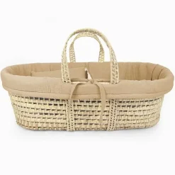 Mosesmand Met Matras En Bekleding Peanut Mrs. Ertha