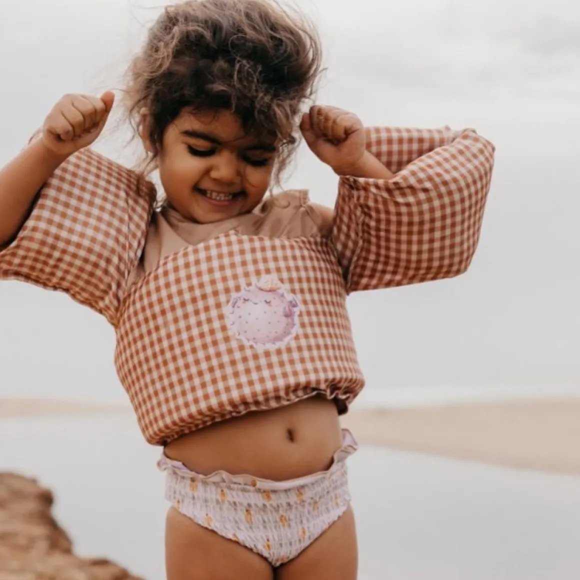 Mrs. Ertha Zwemvest Vintage Squares (2-6 Jaar)