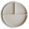 Mushie Siliconen Bord Ivory