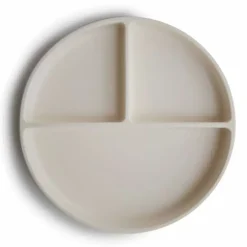 Mushie Siliconen Bord Ivory