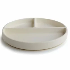 Mushie Siliconen Bord Ivory