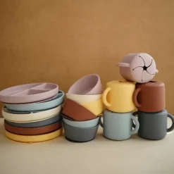 Mushie Siliconen Kom Soft Lilac