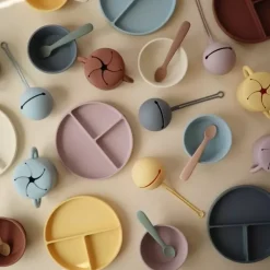 Mushie Siliconen Kom Soft Lilac