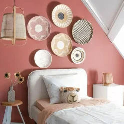 Muurdecoratie Bord Emie Naturel Kidsdepot