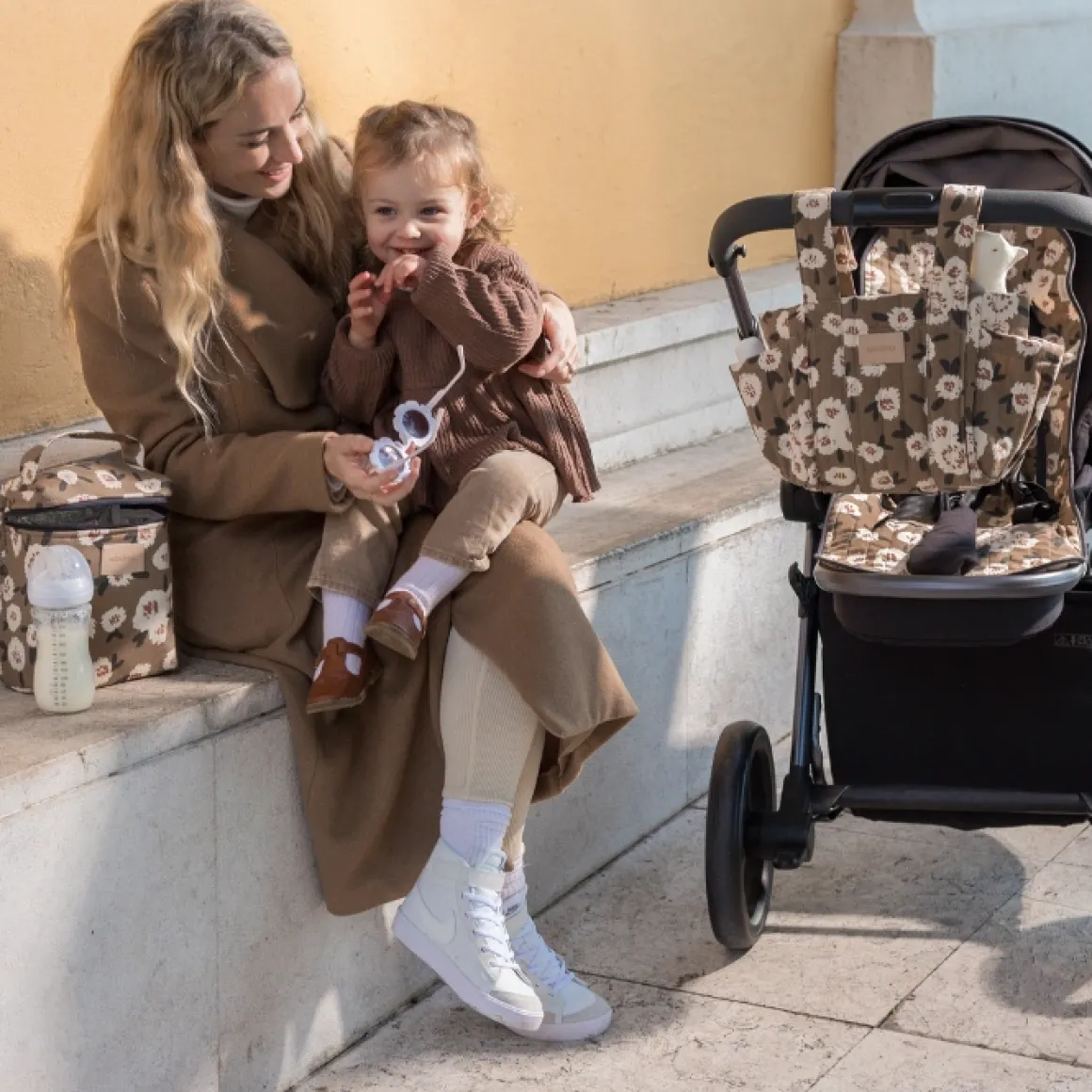 Nobodinoz Buggy Inlegger Hyde Park Camellia