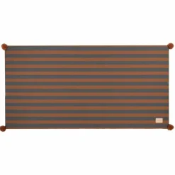Nobodinoz Eco Speelmatras Majestic Blue Brown Stripes