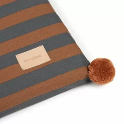 Nobodinoz Eco Speelmatras Majestic Blue Brown Stripes