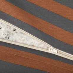 Nobodinoz Eco Speelmatras Majestic Blue Brown Stripes