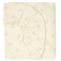 Nobodinoz Hoeslaken Ledikant Wabi Sabi Brown Hoshi Birds 70X140Cm