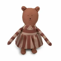 Nobodinoz Knufffel Beer Majestic Marsala Taupe Stripes