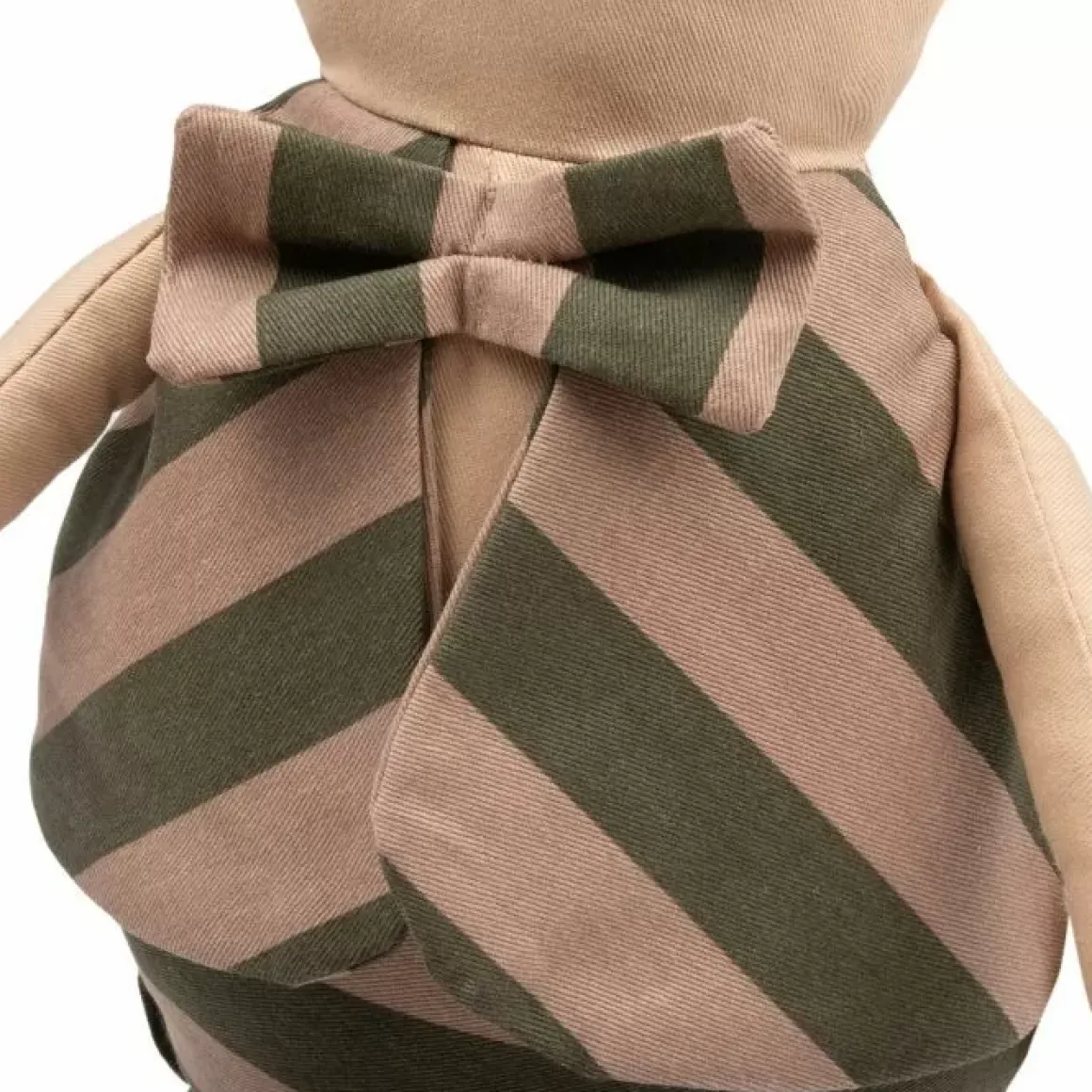 Nobodinoz Knufffel Beer Majestic Green Taupe Stripes