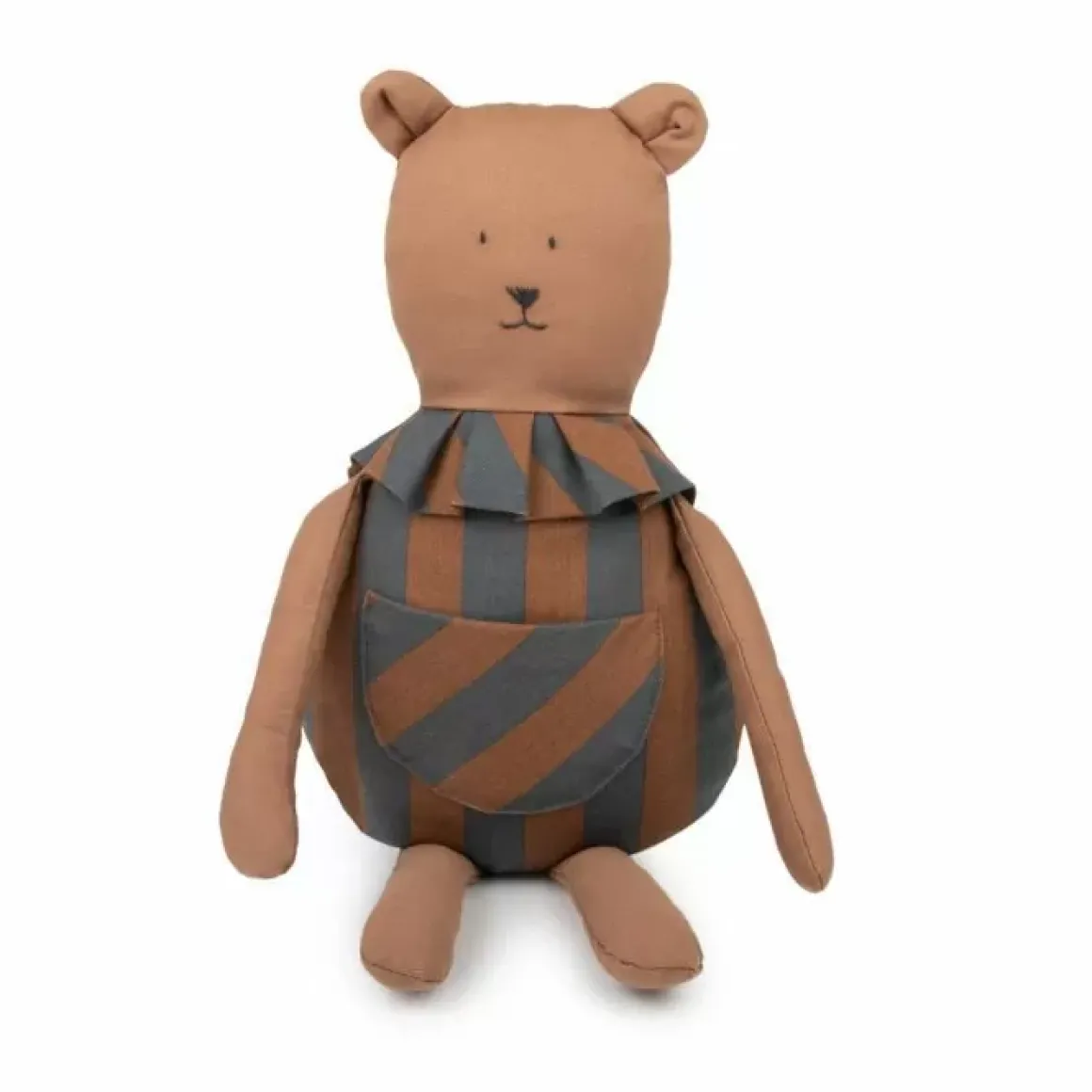 Nobodinoz Knufffel Beer Majestic Blue Brown Stripes