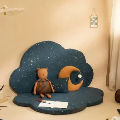 Nobodinoz Knufffel Beer Majestic Blue Brown Stripes