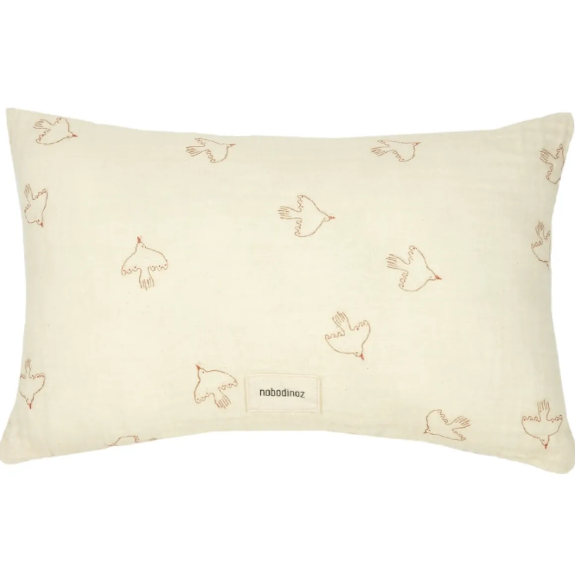 Nobodinoz Kussen Wabi Sabi Brown Hoshi Birds