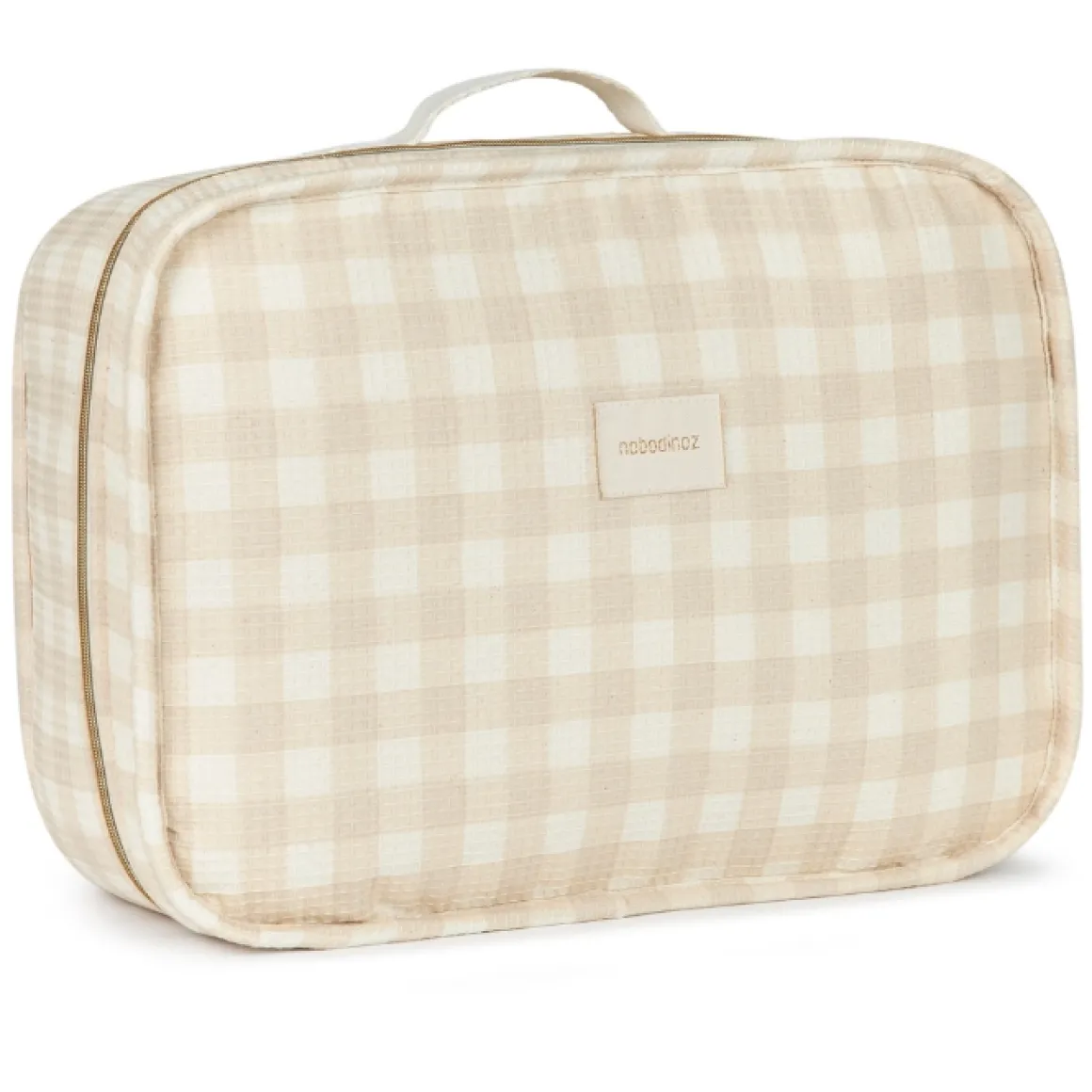 Nobodinoz Logeerkoffer Victoria Ivory Checks