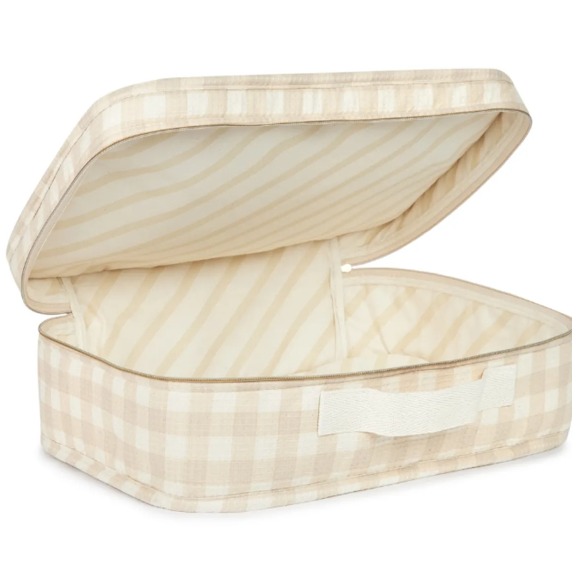 Nobodinoz Logeerkoffer Victoria Ivory Checks