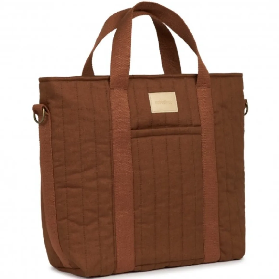 Nobodinoz Luierrrugzak Hyde Park Brick Brown