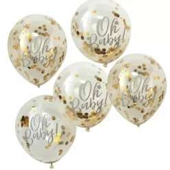 Oh Baby! Confetti Ballonnen (5St) Ginger Ray