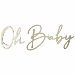 Oh Baby Taarttopper | Ginger Ray - Goud & Stijlvol