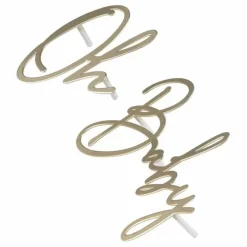 Oh Baby Taarttopper | Ginger Ray - Goud & Stijlvol