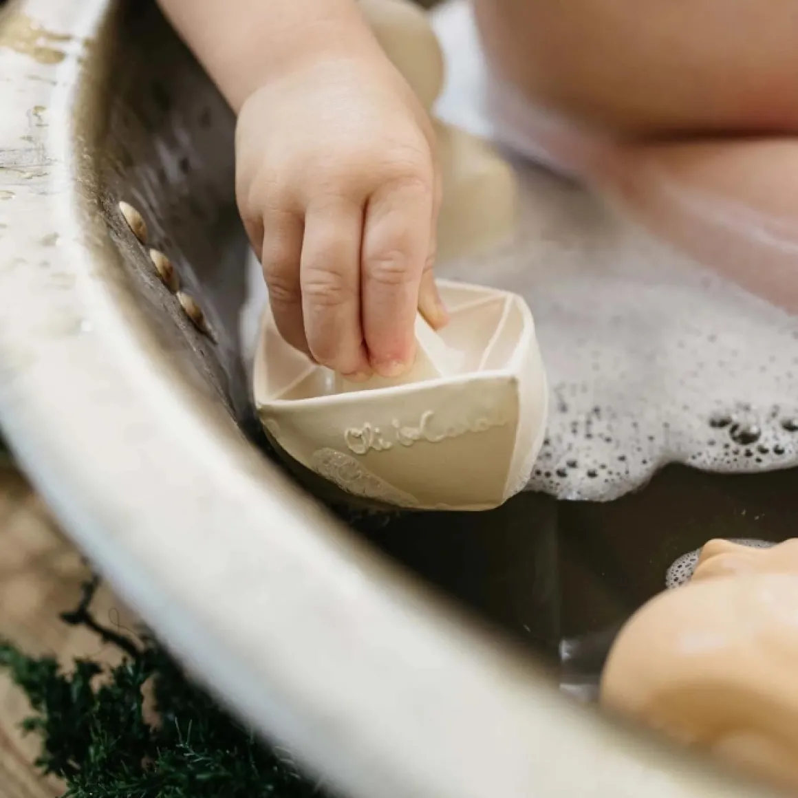 Oli&Carol Badspeeltje Bootje Wit