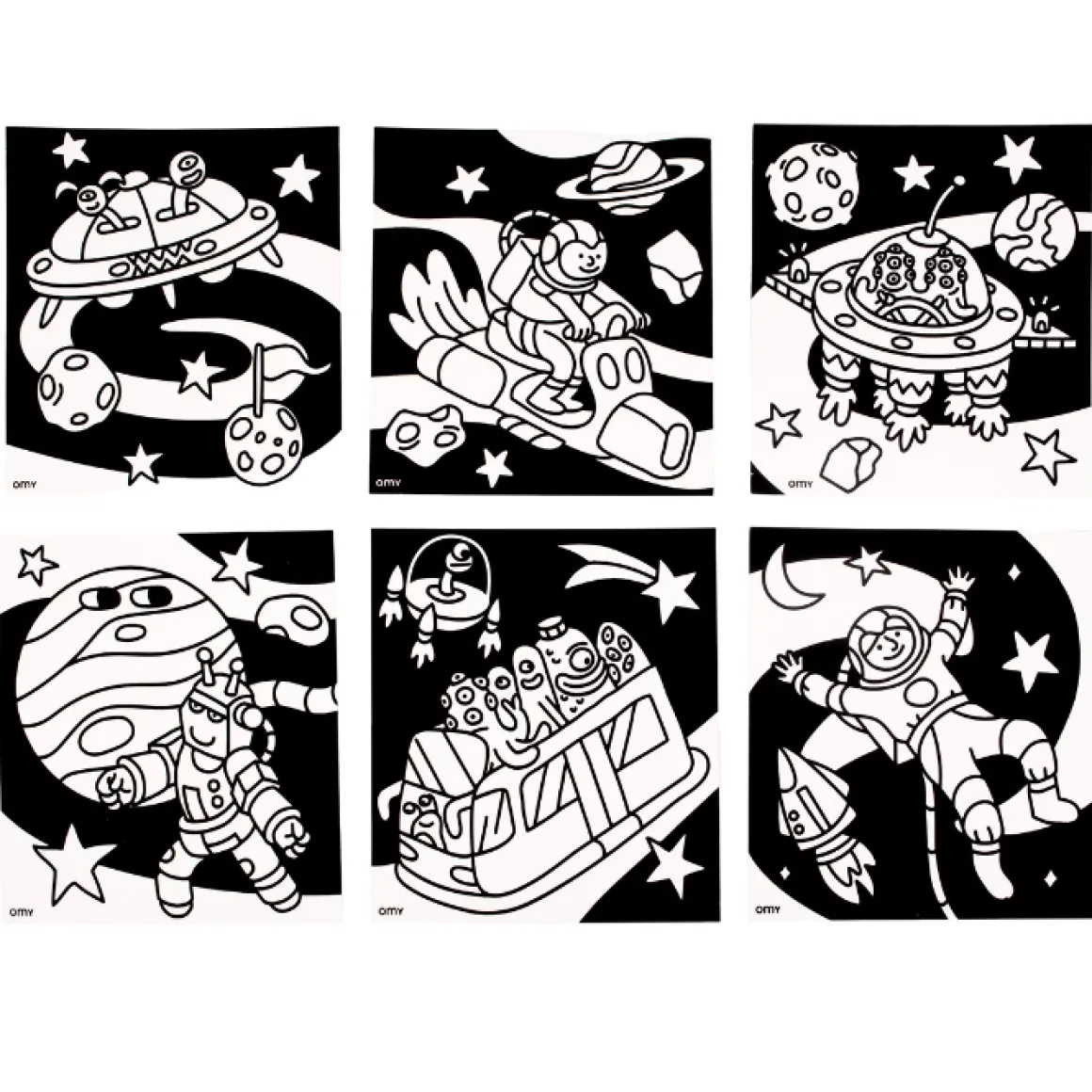 Omy Kleurboek Velvet Cosmos