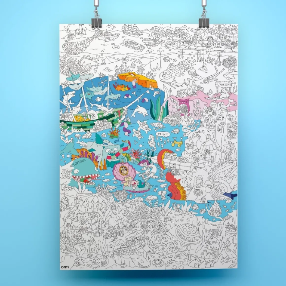 Omy Kleurposter Ocean