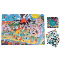 Omy Zoek & Vind Poster Dino'S