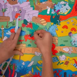 Omy Zoek & Vind Poster Dino'S