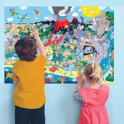 Omy Zoek & Vind Poster Dino'S