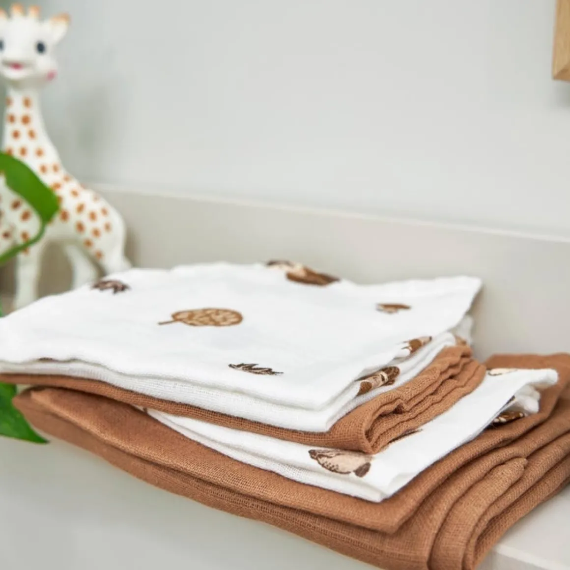 Ontdek De Schattige Meyco Hydrofiele Washandjes Forest Animals Toffee - Nu 3 Stuks!