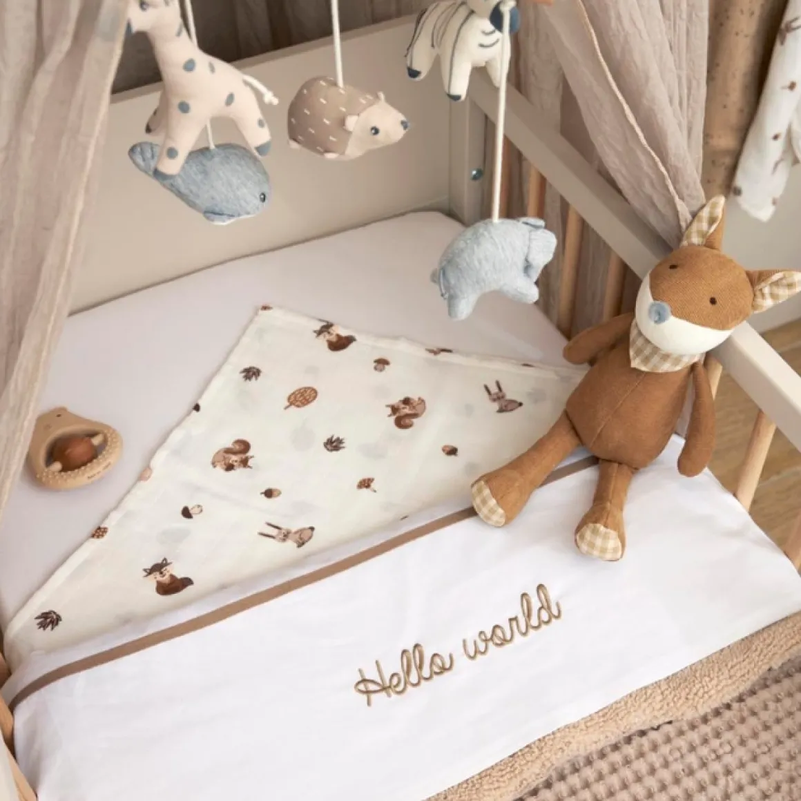 Ontdek Meyco'S Hydrofiele Doeken Forest Animals In Toffee - 3 Stuks!