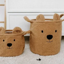 Opbergmand Teddy Beige (Medium) Childhome