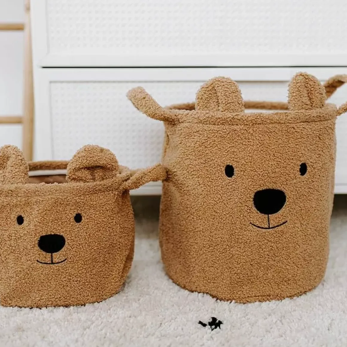 Opbergmand Teddy Beige (Medium) Childhome