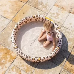 Opblaaszwembad Panter Beige (100Cm) Swim Essentials