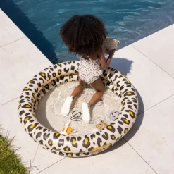 Opblaaszwembad Panter Beige (100Cm) Swim Essentials