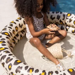 Opblaaszwembad Panter Beige (100Cm) Swim Essentials