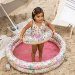 Opblaaszwembad Pink Blossom (100Cm) Swim Essentials