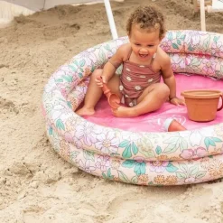 Opblaaszwembad Pink Blossom (100Cm) Swim Essentials