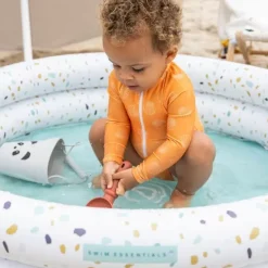 Opblaaszwembad White Terrazzo Mint (100Cm) Swim Essentials