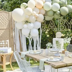 Papieren Waaiers Botanical Baby Ginger Ray